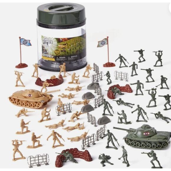 True Heroes Sentinel1  Military Forces Bucket 65 Pieces NWT - Picture 5 of 5